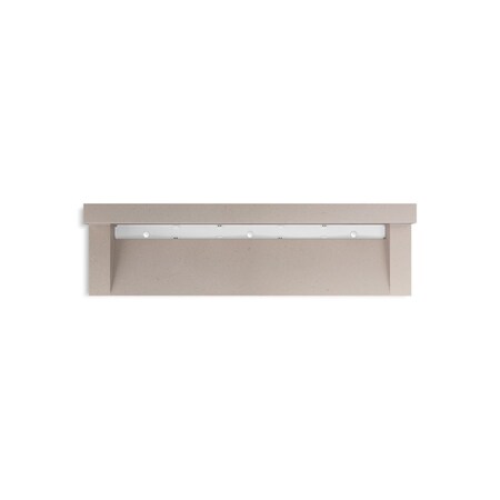 Kohler 90In Wall-Mount Trough Lavatory System With Backsplash In Canvas 81028-BSS-KCC